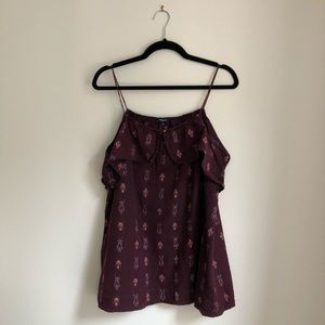 Madewell Delicate spaghetti strap smock tank